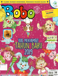 Bobo: Edisi 38 Tahun XLVI 20 Desember 2018