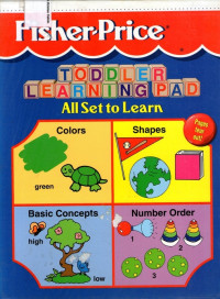 Toddler Learning Pad, All Set to Learn : Fisher Price