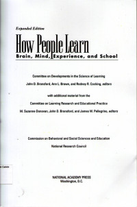 How People Learn: Brain, Mind, Experience, and School