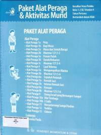 Image of Paket Alat Peraga & Aktivitas Murid: Kenalkan Yesus Padaku, Kelas 1-2 SD, Triwulan 4, Tahun Pertama (Bertumbuh dalam Allah)