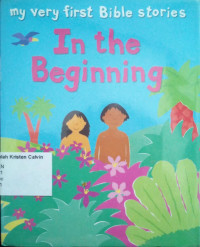 My Very First Bible Stories #1: In the Beginning