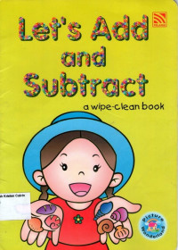 Let's Add and Subtract, a wipe-clean book