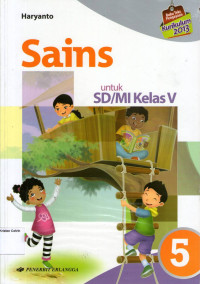 Sains 5 untuk SD/MI Kelas V: Kurikulum 2013