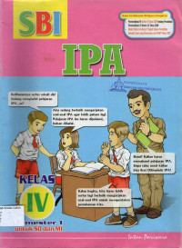 SBI: IPA Kelas IV Semester 1 untuk SD dan MI