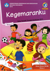 Tema 2: Kegemaranku, Buku Tematik Terpadu Kurikulum 2013, Buku Siswa SD/MI Kelas I (Edisi Revisi 2016)