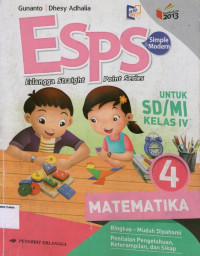 ESPS: Matematika 4 untuk SD/MI Kelas IV: Kurikulum 2013