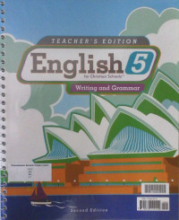 English 5, Writing and Grammar: Teacher's Edition with CD-ROM, Second Edition