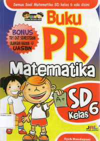 Buku PR Matematika SD Kelas 6