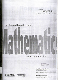Image of Handbook for Mathematics, A: Teachers in Primary Schools (Copy)