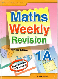 Maths Weekly Revision 1A