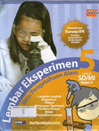 Lembar Eksperimen 5: Ilmu Pengetahuan Alam untuk SD/MI Kelas V