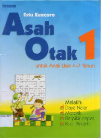 Asah Otak 1 untuk Anak Usia 4-7 Tahun