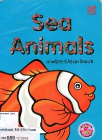 Sea Animals, a wipe-clean book